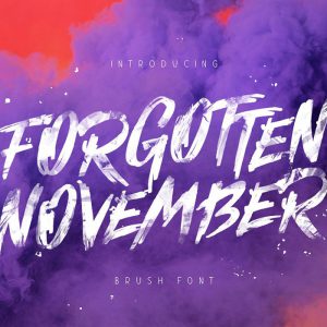 فونت Forgotten November